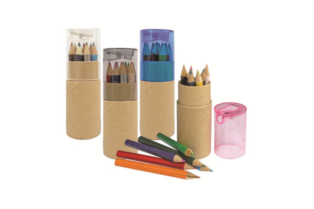 Colour Pencil & Sharpener (12pcs)